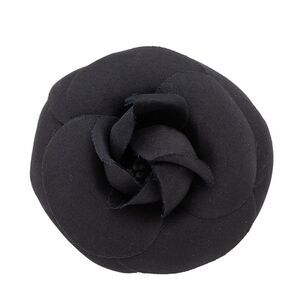 Chanel Vintage Silk Camellia Brooch